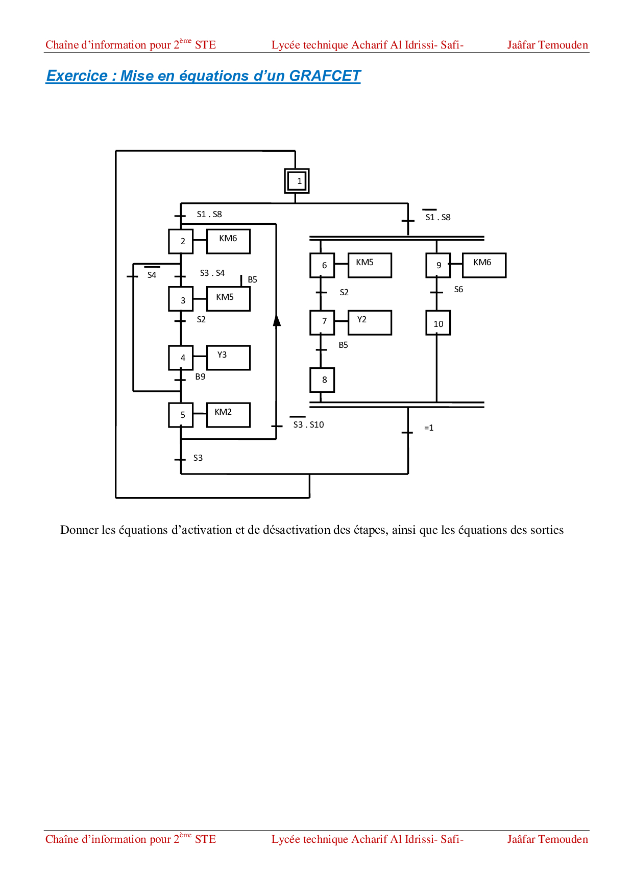 Grafcet Exercices Corrig s Pdf BYZOK Grafcet Exercices Corrig s Pdf BYZOK