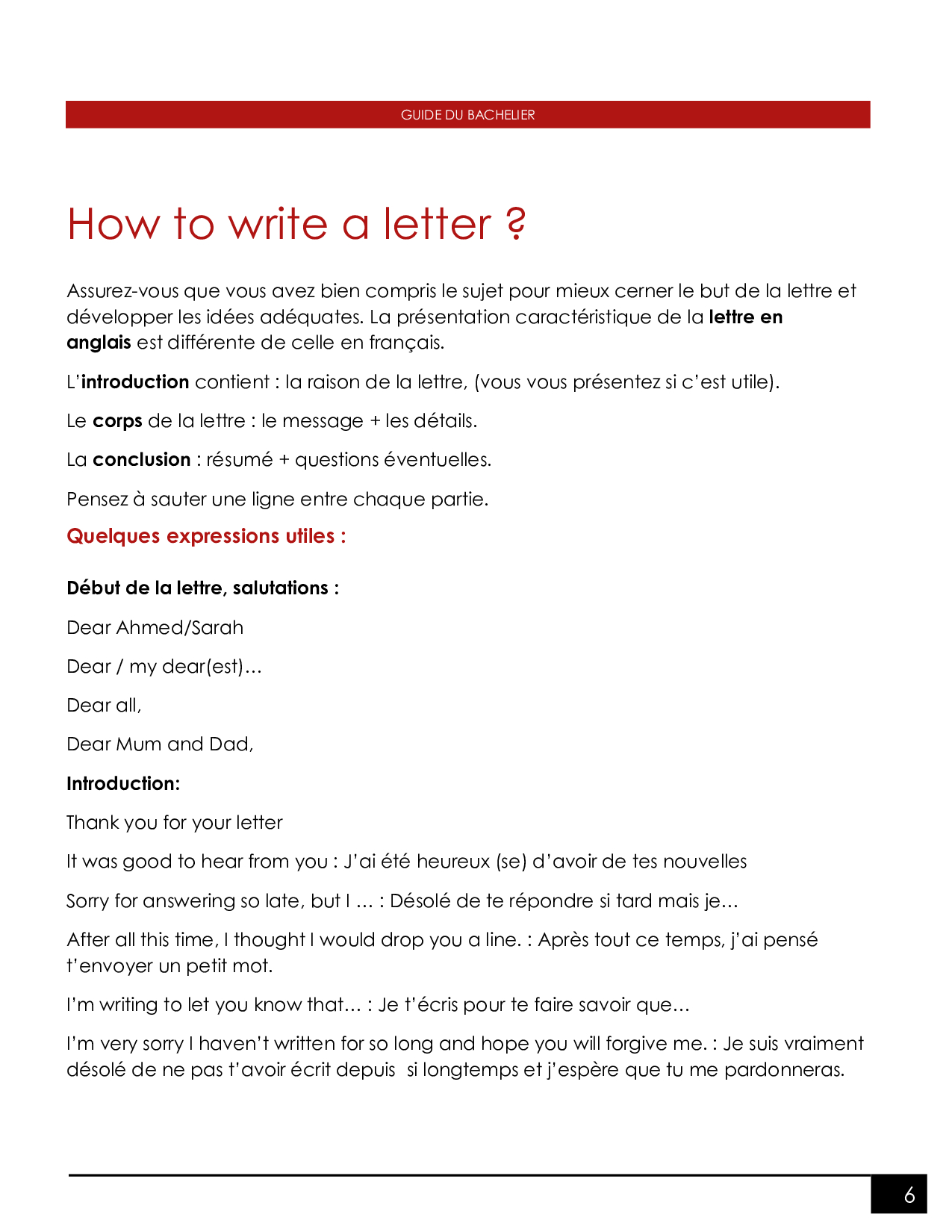 2eme lettre de relance de stage