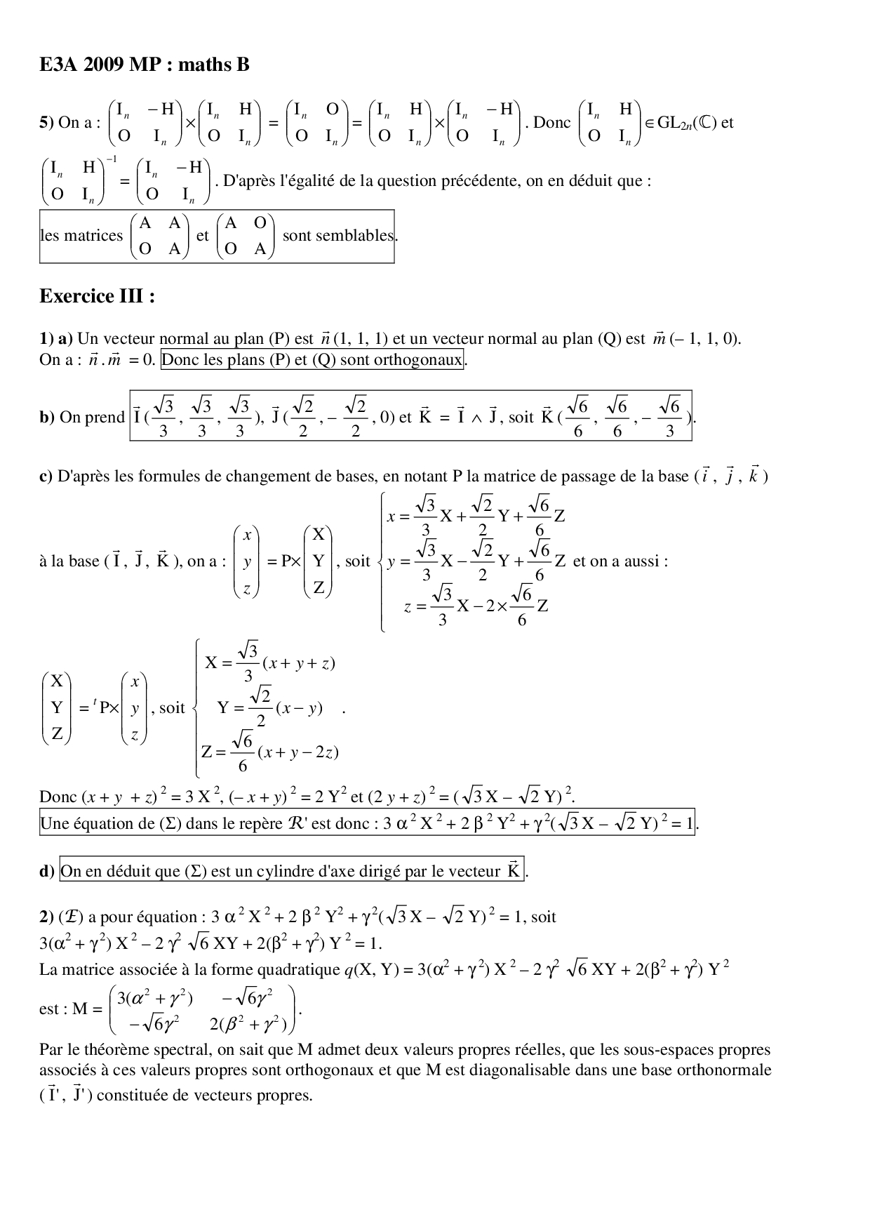 a Mp 09 Maths B Corrige Alloschool