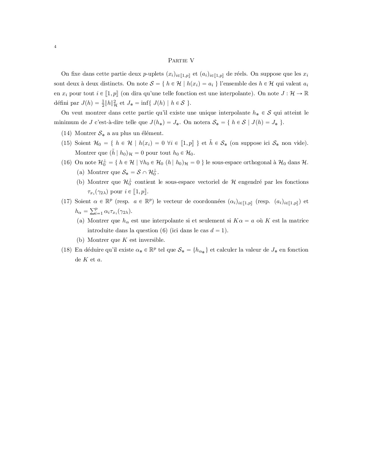 XENSESPCI PC 2020 Maths Sujet AlloSchool