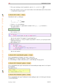 Exercices Python - AlloSchool