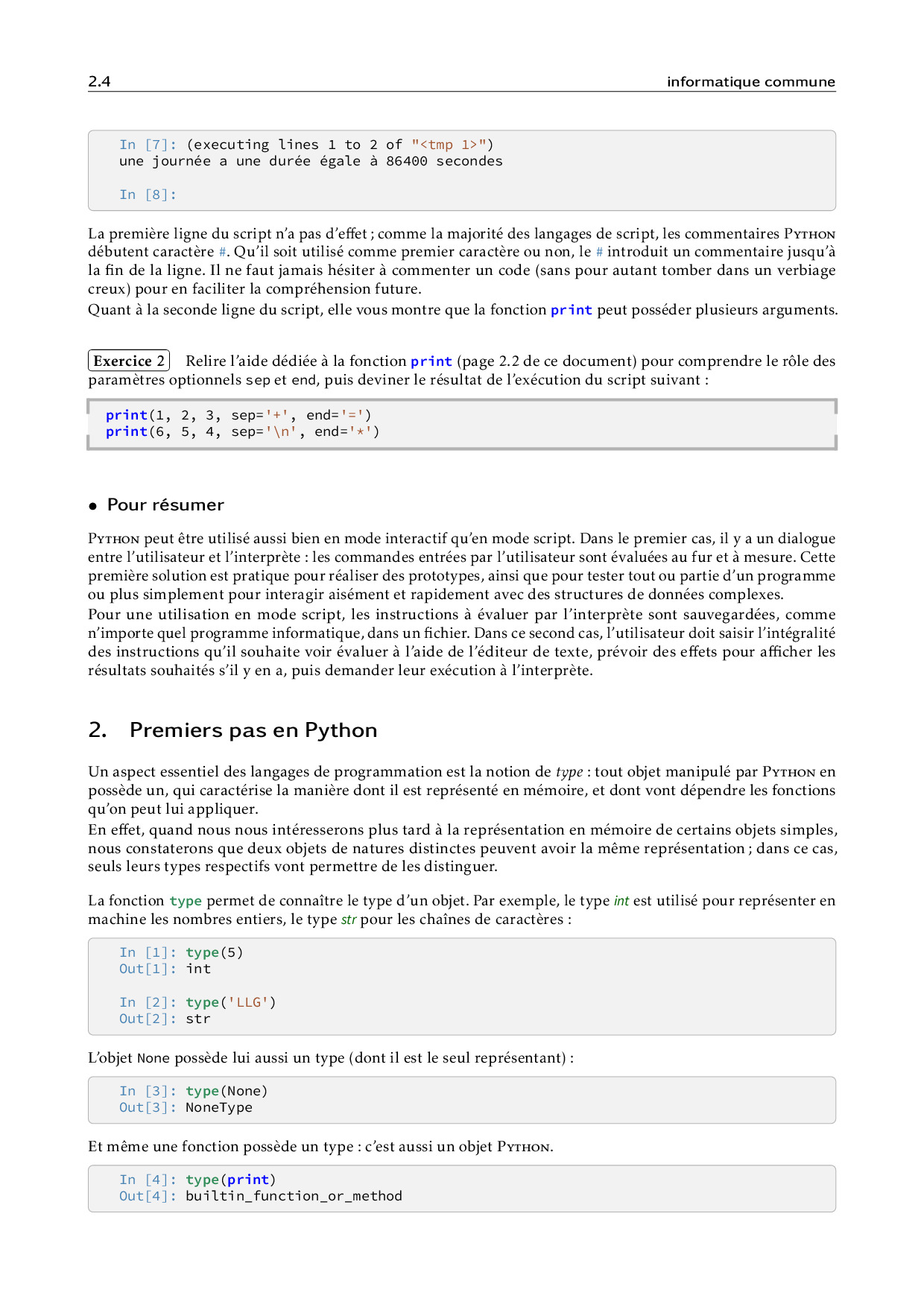 Introduction à Python et à son environnement - AlloSchool