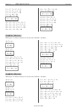 Distributivité Corrigé Série D Exercices 4 Alloschool Distributivité Corrigé Série D Exercices 4 Alloschool