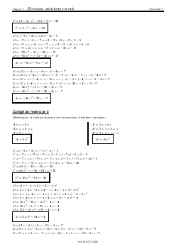 Double Distributivité Corrigé Série D Exercices 4 Alloschool Double Distributivité Corrigé Série D Exercices 4 Alloschool
