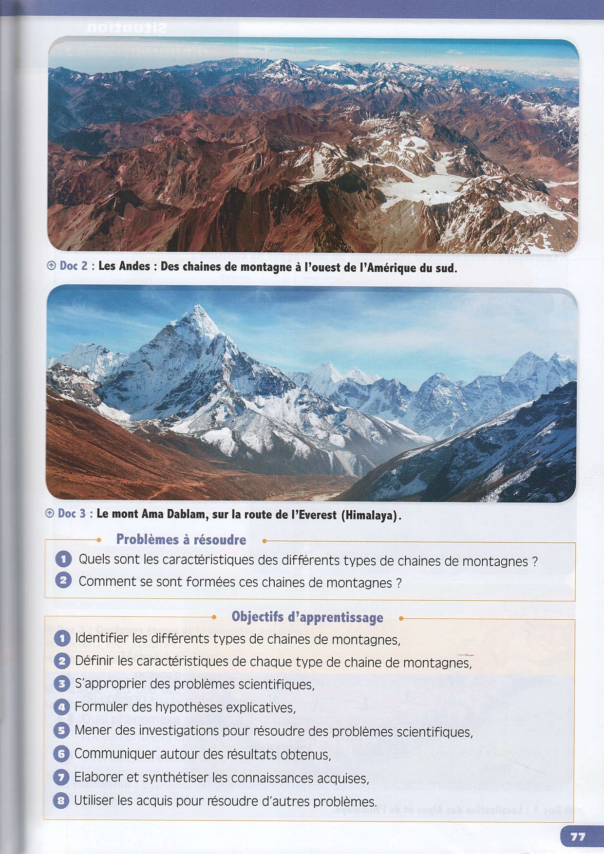 Chaine De Montagne 5 Lettres