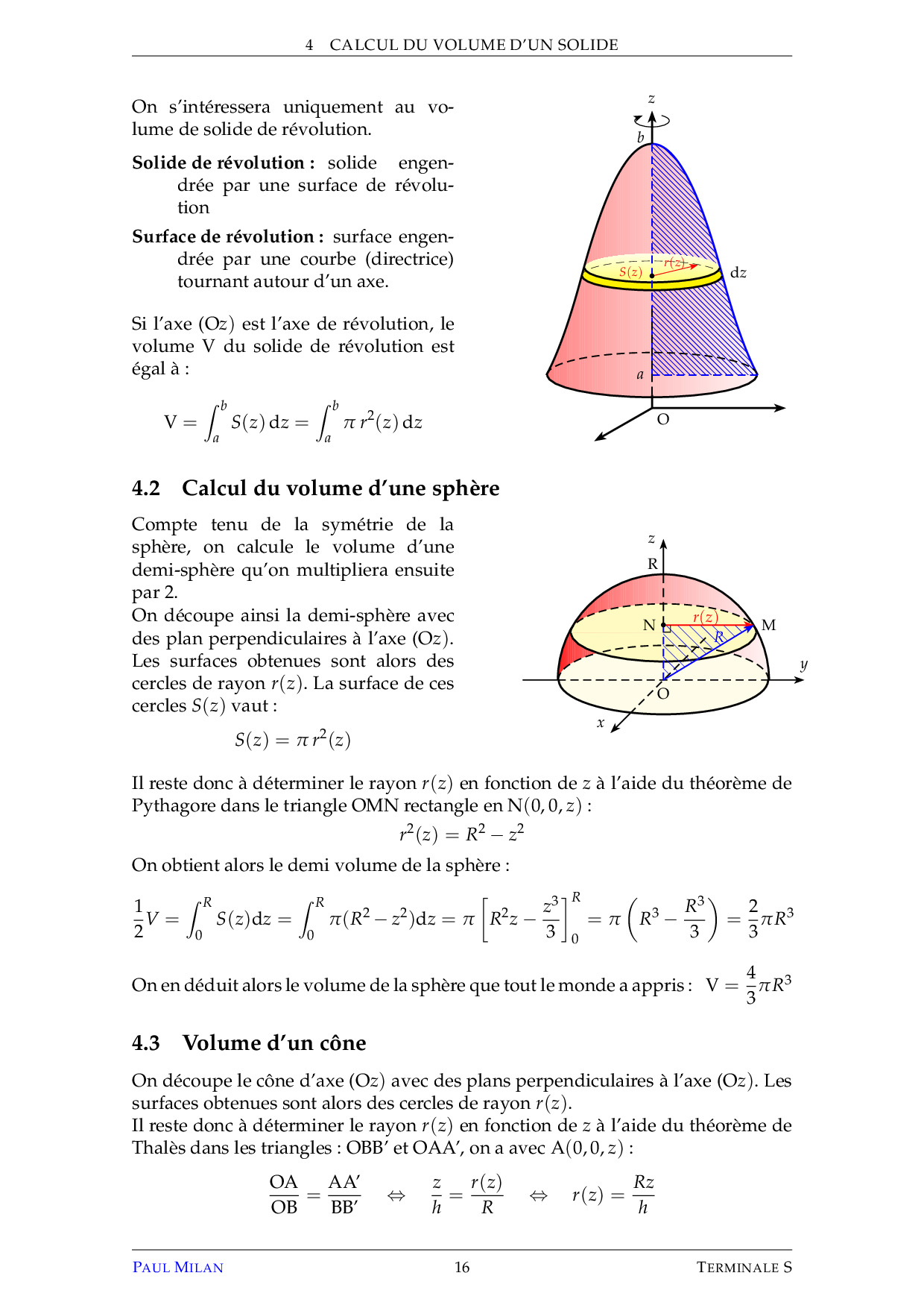 Intégration et primitive - Cours - AlloSchool