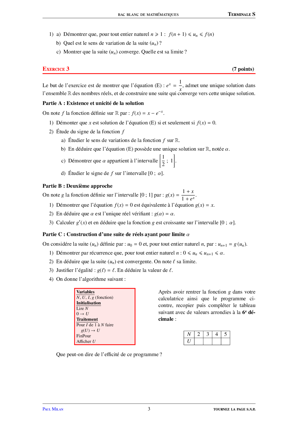 Exemple de sujet posé image