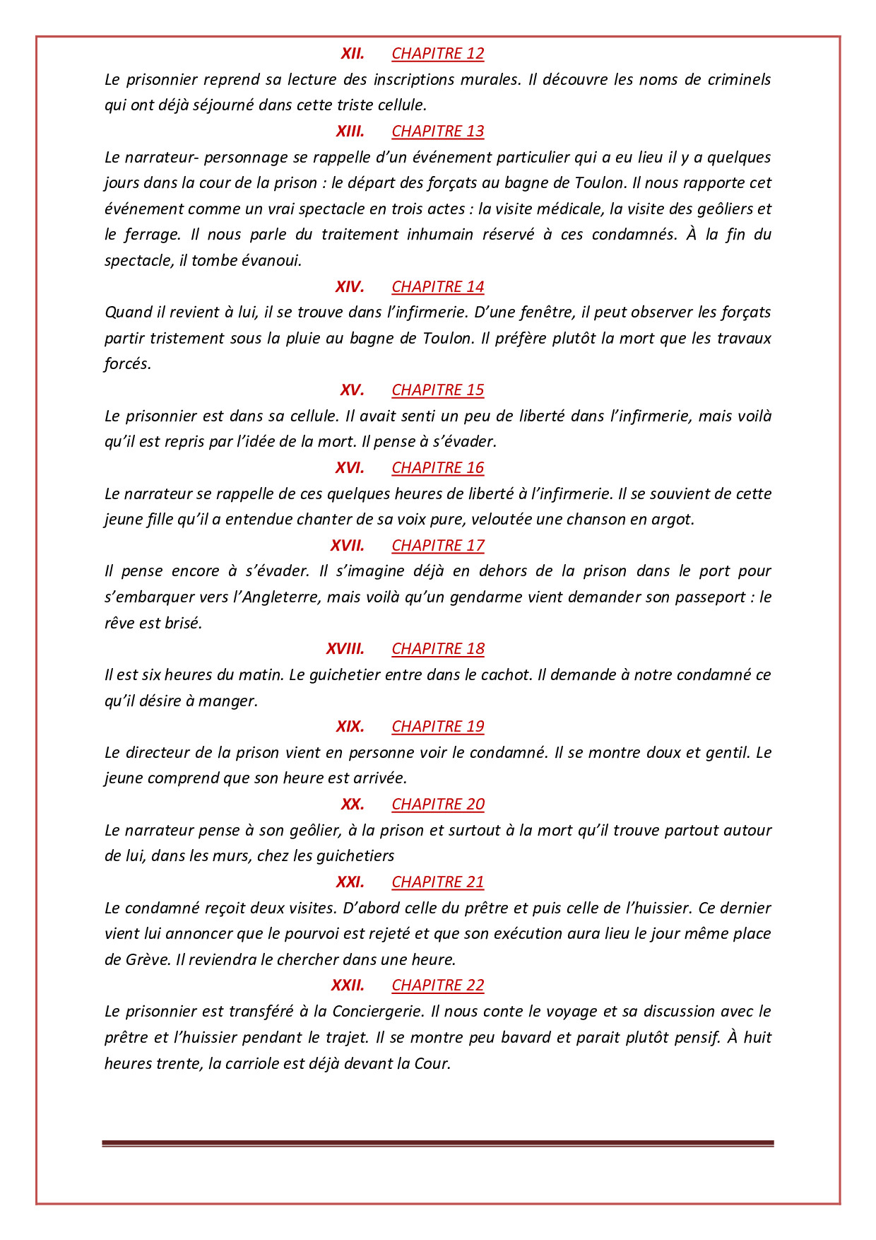 Résumé chapitre par chapitre AlloSchool Résumé chapitre par chapitre AlloSchool