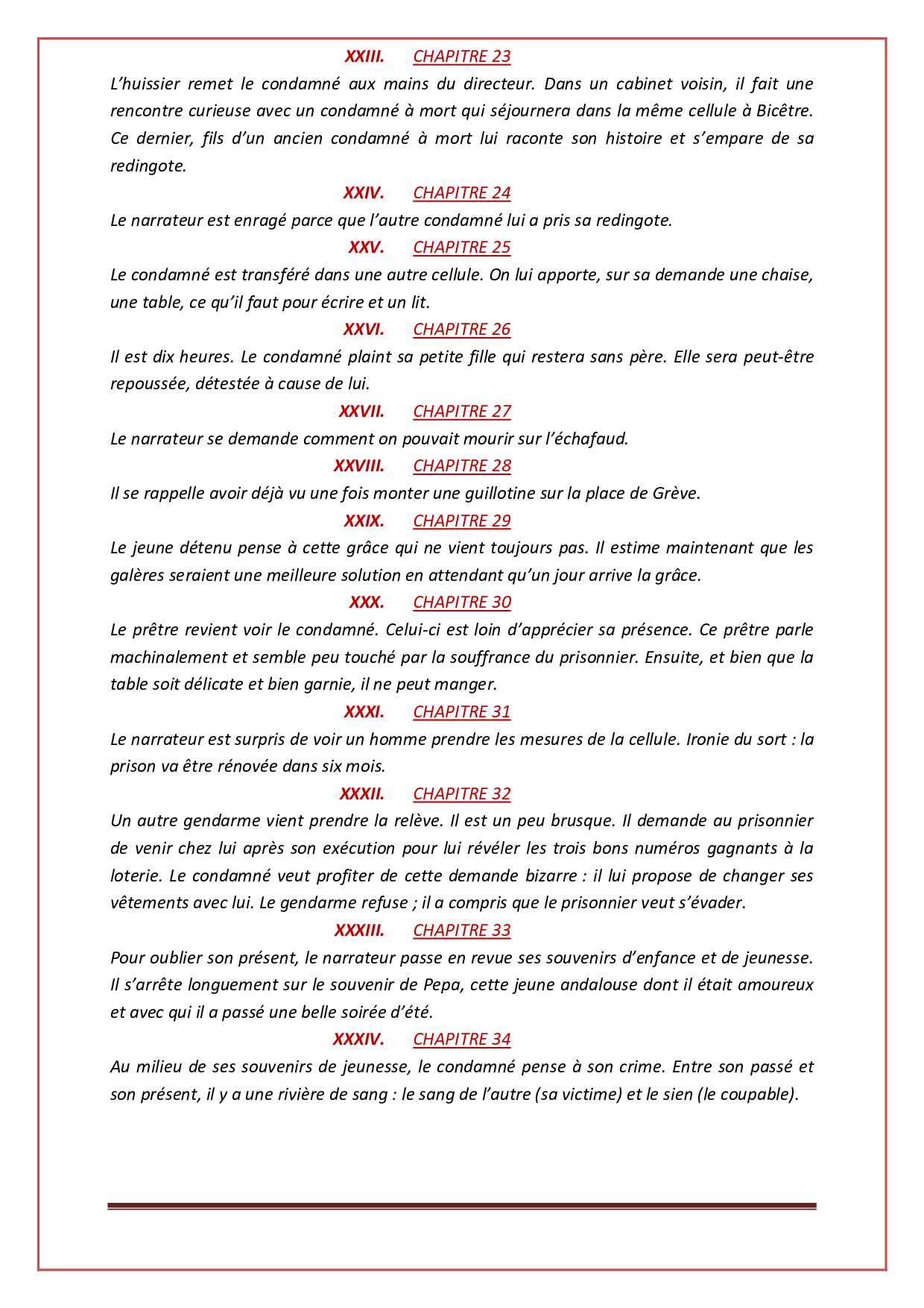 Résumé chapitre par chapitre AlloSchool Résumé chapitre par chapitre AlloSchool