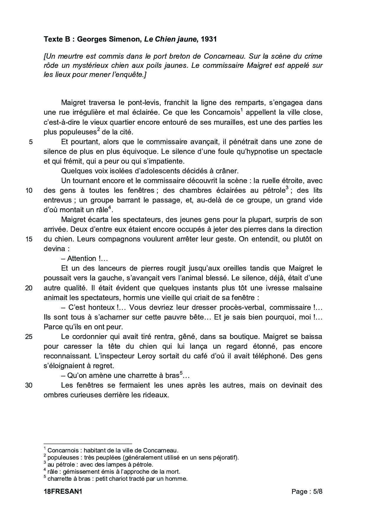 Sujet Bac Francais Amerique Du Nord 2021