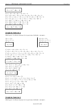 Double Distributivité Corrigé Série D Exercices 3 Alloschool Double Distributivité Corrigé Série D Exercices 3 Alloschool