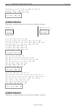 Double Distributivité Corrigé Série D Exercices 4 Alloschool Double Distributivité Corrigé Série D Exercices 4 Alloschool