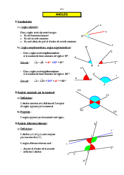  Les angles  Cours 2 FR AlloSchool