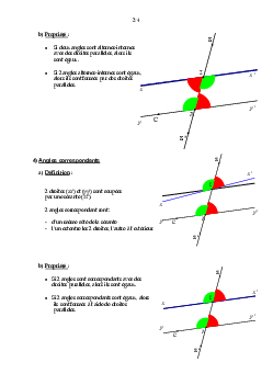  Les angles  Cours 2 FR AlloSchool