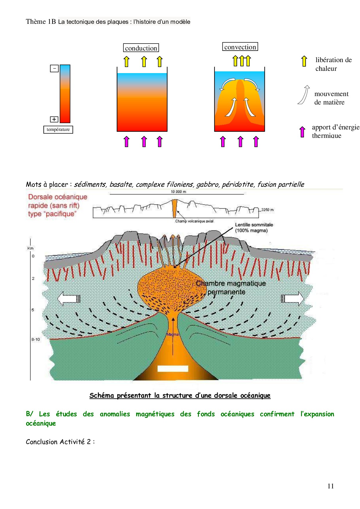 La tectonique des plaques (l’histoire d’un modèle) Cours complet