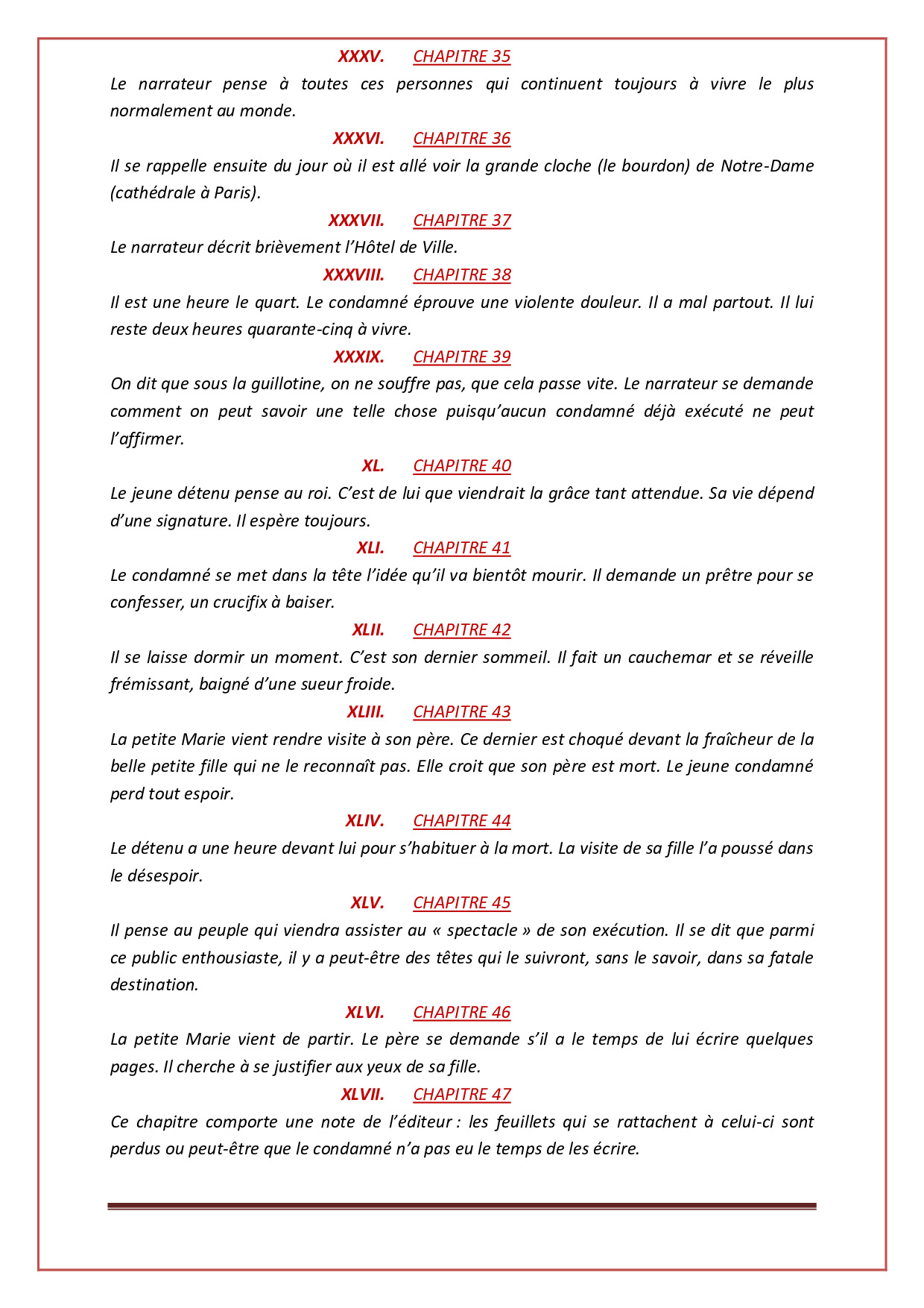 Résumé chapitre par chapitre AlloSchool Résumé chapitre par chapitre AlloSchool