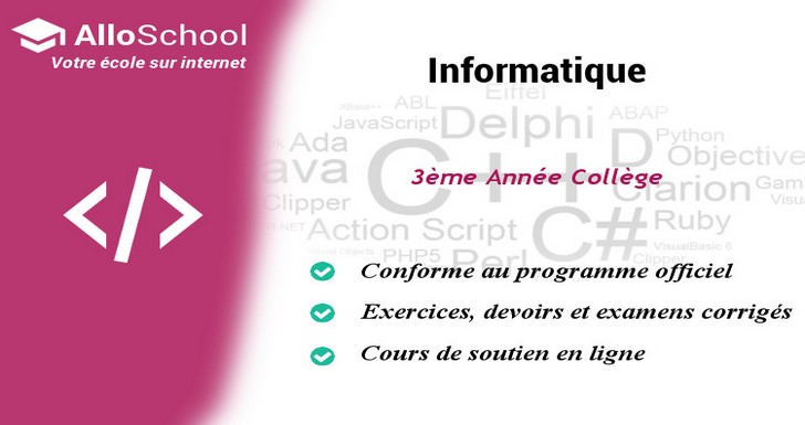 exercice programmation 3eme informatique