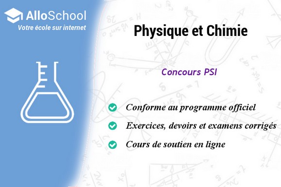 CCP 2019 PSI Physique Chimie - Corrigé - AlloSchool