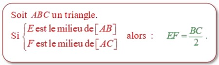 Séance 6 - Triangles et droites parallèles - AlloSchool