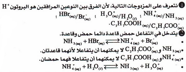 تمارين محلولة: التحولات الكيميائية التي تحدث في منحيين 3-3r
